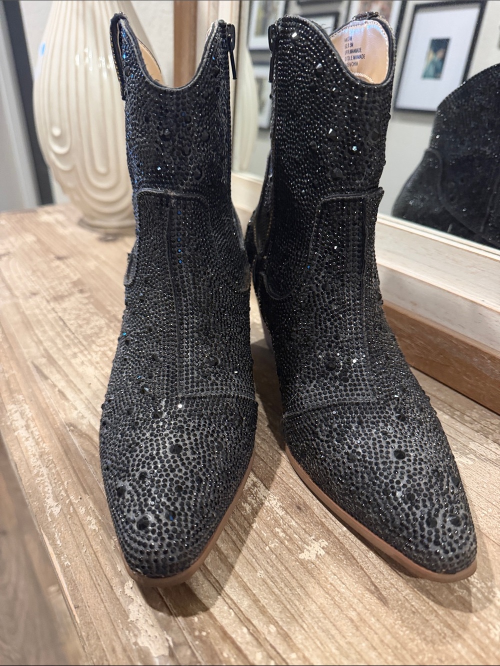 Rhinestone Booties by Matisse
